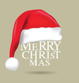 merry christmas vector image vector image