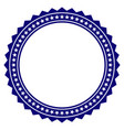 rosette circular star frame template vector image