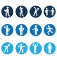 men sign design vector image