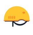 bicycle safety helmet icon in flat style vector image