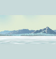 snow glade vector image