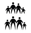 family icons vector image