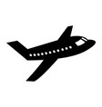 airplane flying icon vector image