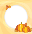 pumpkin background vector image