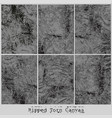 ripped torn canvas vector image vector image