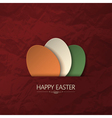 vintage easter background vector image