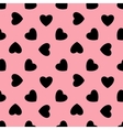 beautiful seamless pattern with hearts vector image vector image