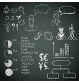 business doodles vector image vector image