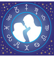 zodiac love vector image