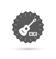 acoustic guitar sign icon paid music symbol vector image
