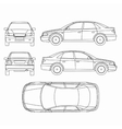 car line draw insurance rent damage condition vector image