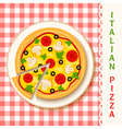 pizza vector image vector image