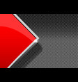 red and gray design template covers vector image vector image
