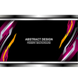 geometric dark background vector image