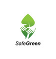 green care logo vector image vector image