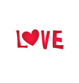 greeting card for happy valentines dayfor vector image vector image