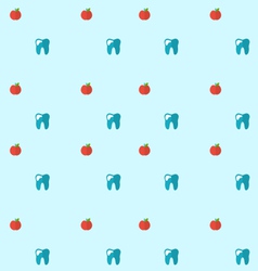 Dental tooth clinic background pattern Royalty Free Vector