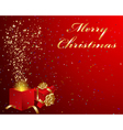 christmas background eps 10 with transparency vector image