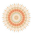 mandala ornament background round vintage vector image
