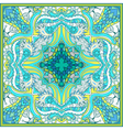 square floral paisley pattern vector image