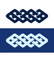 celtic knot - decorative pattern vector image vector image