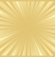 golden tone comic flat style background vector image