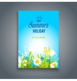 bright summer card vector image vector image