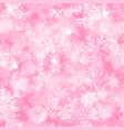 christmas seamless pattern of blurred snowflakes vector image vector image