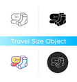 socks and blanket icon vector image vector image