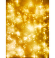 festive golde bokeh lights background vector image vector image