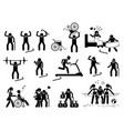 strong healthy dirty old man with high libido sex vector image vector image