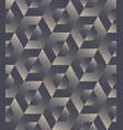 dynamic geometric seamless pattern trend dotwork vector image vector image