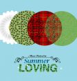 summer elements vector image