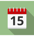 calendar icon vector image vector image
