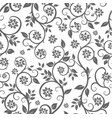 seamless floral pattern vector image