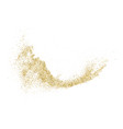 gold glitter texture vector image