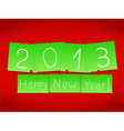 happy new year card vector image vector image