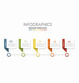 infographic design template with place for your vector image vector image