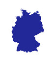 map of germany vector image vector image