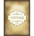 vintage background a4 vector image