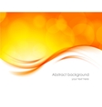 abstract orange background vector image