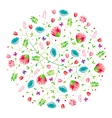 flower composition vector image