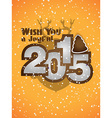2015 new year and happy christmas background vector image vector image