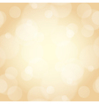 beige background with bokeh effect vector image