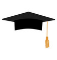graduation cap icon vector image