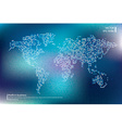 world map vector image vector image