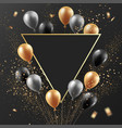 black friday sale banner vector image vector image