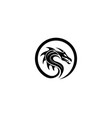 dragon logo vector image