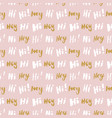 hi and hey lettering sign seamless pattern hand vector image