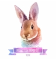 set of watercolor cute vector image